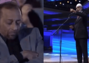 ڈاکٹر ذاکر نائیک کے  لیکچر کے دوران فاروق ستار سوتے رہ گئے,