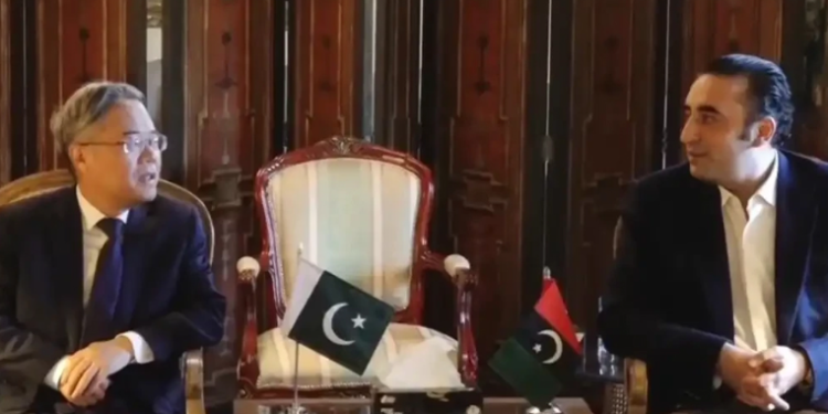 چین کے سفیر کی زرداری ہاؤس آمد، بلاول سے ملاقات