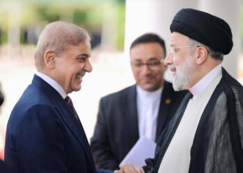 شہبازشریف اور ایرانی صدر ابراہیم رئیسی کے درمیان ملاقات، اہم امور پر گفتگو